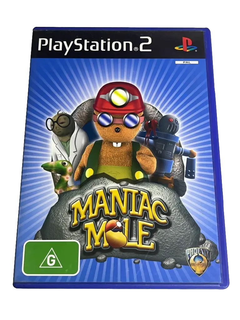 Maniac Mole Ps2 Pal *Complete* (Pre-Owned) 1