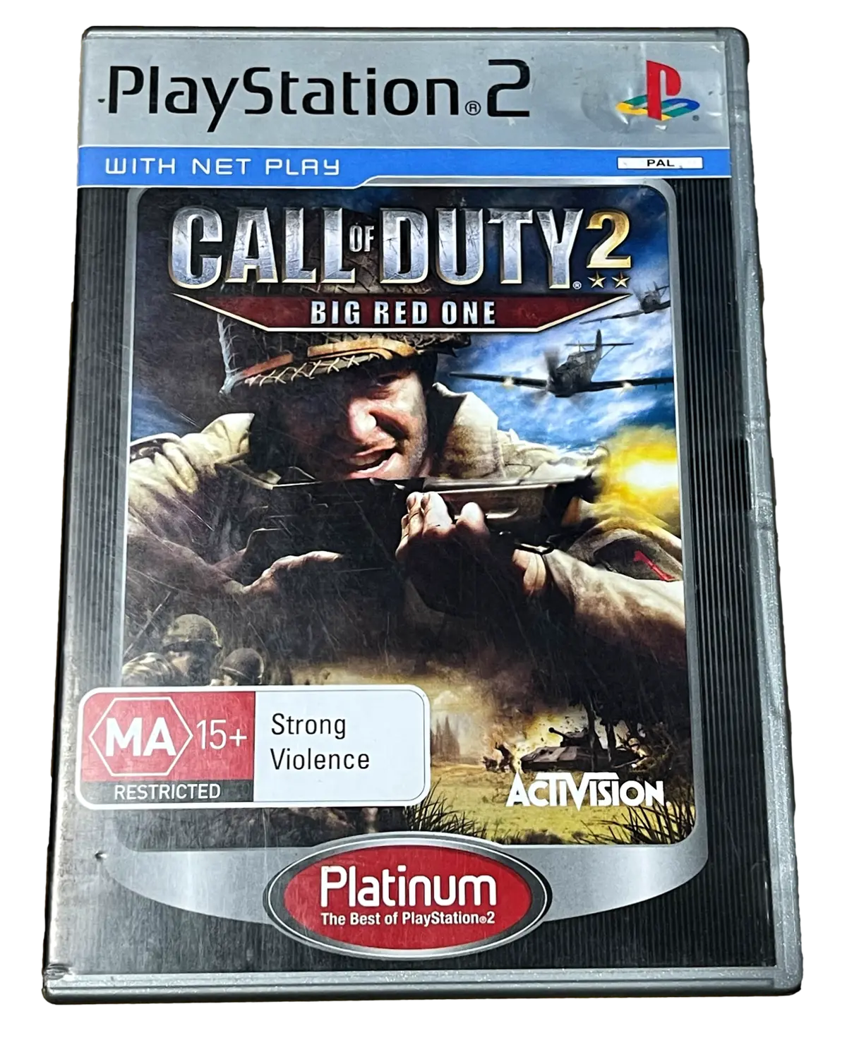 Call Of Duty 2 Big Red One Ps2 (Platinum) Pal *Complete* (Preowned) 1