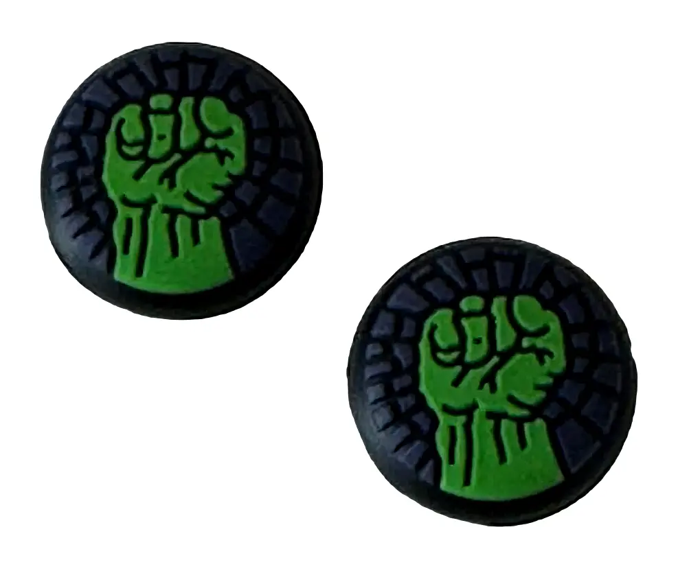 Thumb Grips X 2 For Ps4 Ps5 Xboxone Xbox Series X Toggle Cover Cap  The Hulk 1