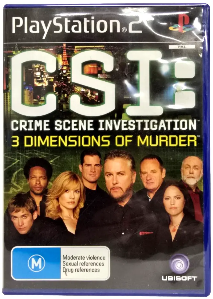 Csi Crime Scene Investigation 3 Dimensions Of Murder Ps2 Pal *Complete* (Preowned) 1