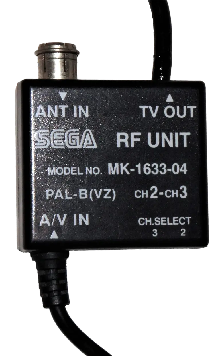 Genuine Sega Mega Drive Ii Rf Switch Mk-1633-04 Aerial Splitter Box (Preowned) 1