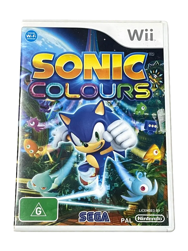 Sonic Colours Nintendo Wii Pal *No Manual*  (Pre-Owned) 1