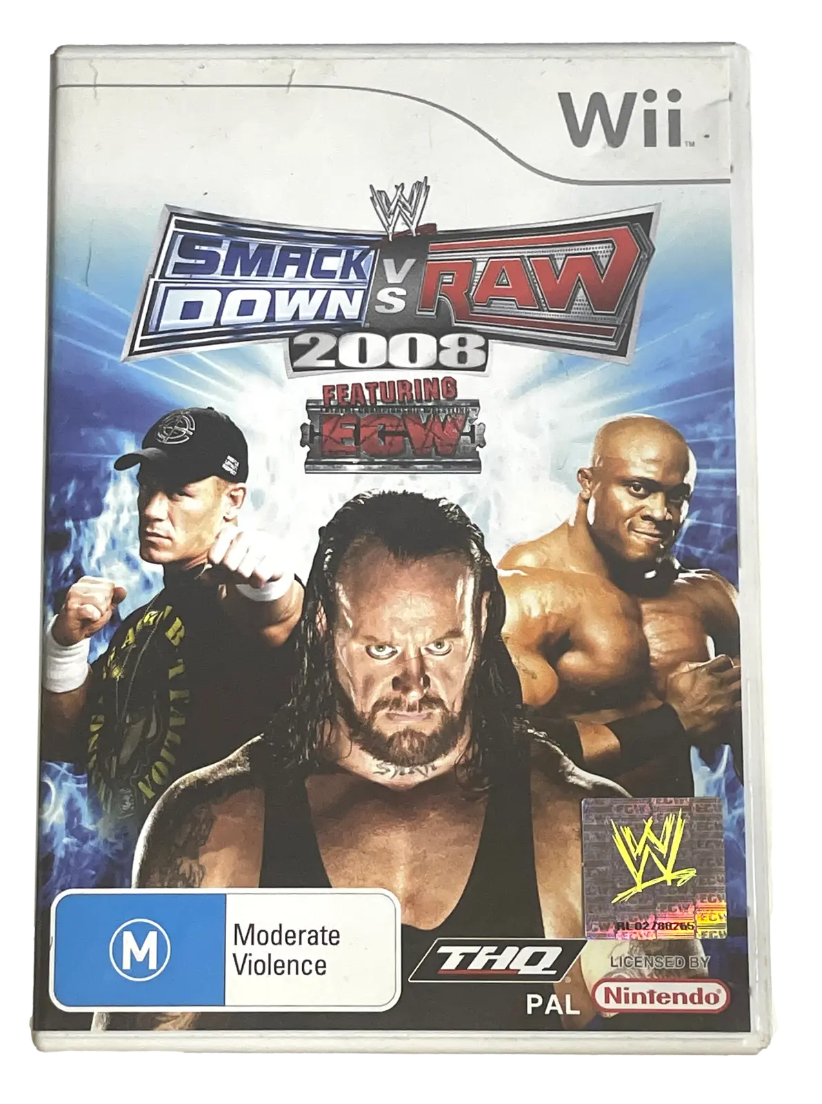 Smack Down Vs Raw 2008 Nintendo Wii Pal *Complete*  (Preowned) 1