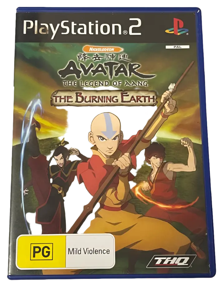 Avatar The Legend Of Aang: The Burning Earth Ps2 Pal *Complete* (Preowned) 1