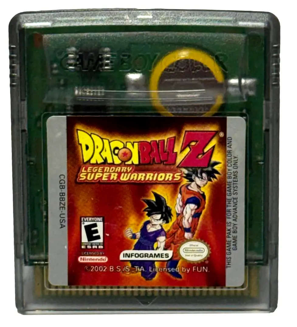 Dragon Ball Z Super Warriors Nintendo Gameboy Color Cartridge *New Save Battery* (Preowned) 1