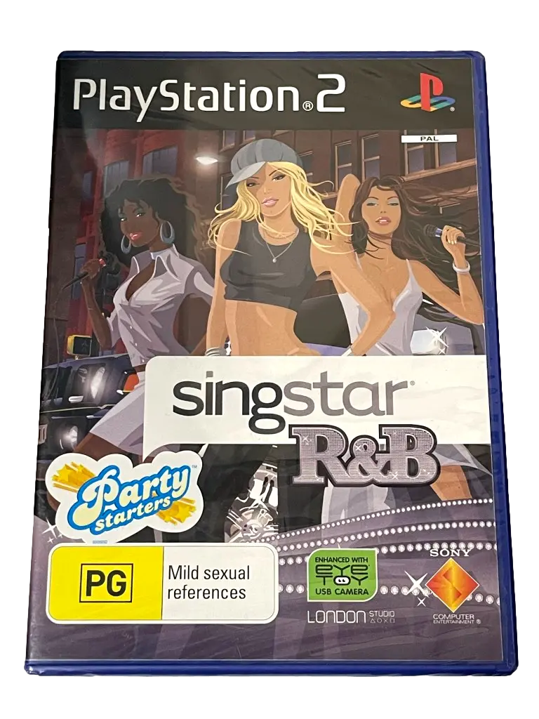 Singstar R&B Ps2 Pal Brand New *Factory Sealed* 1