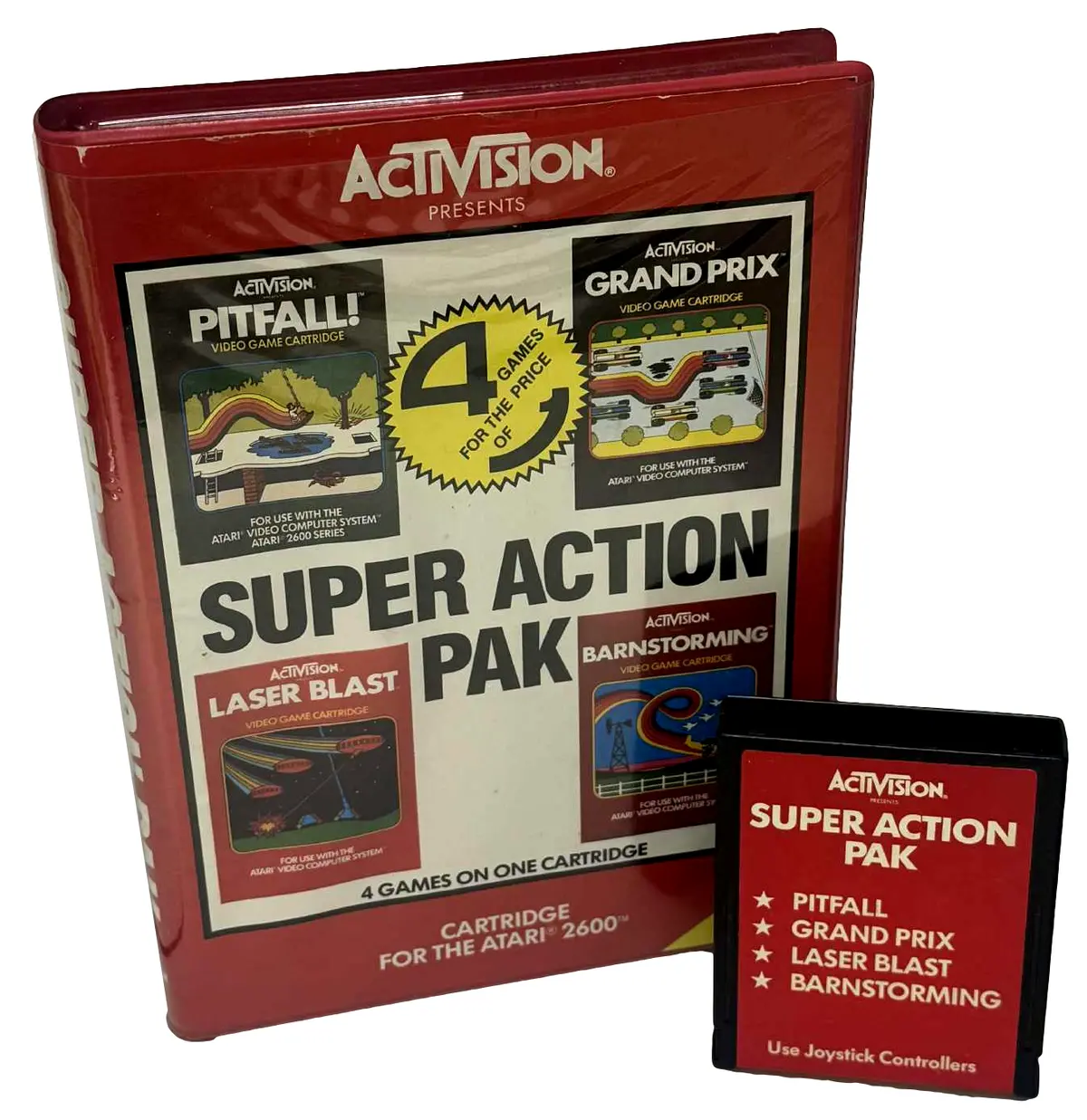 Super Action Pak Atari 2600 *Complete* Hes (Preowned) 1
