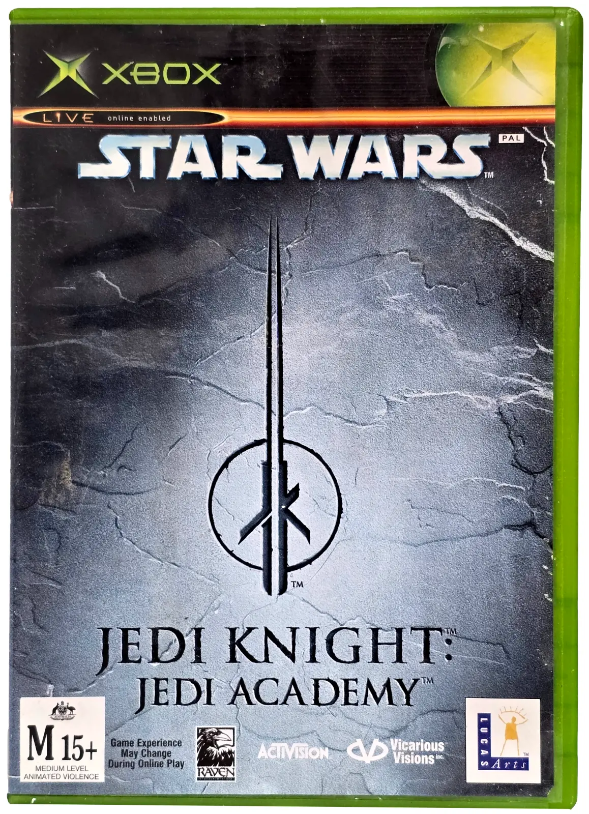 Star Wars Jedi Knight Jedi Academy Xbox Original Pal *Complete* (Preowned) 1