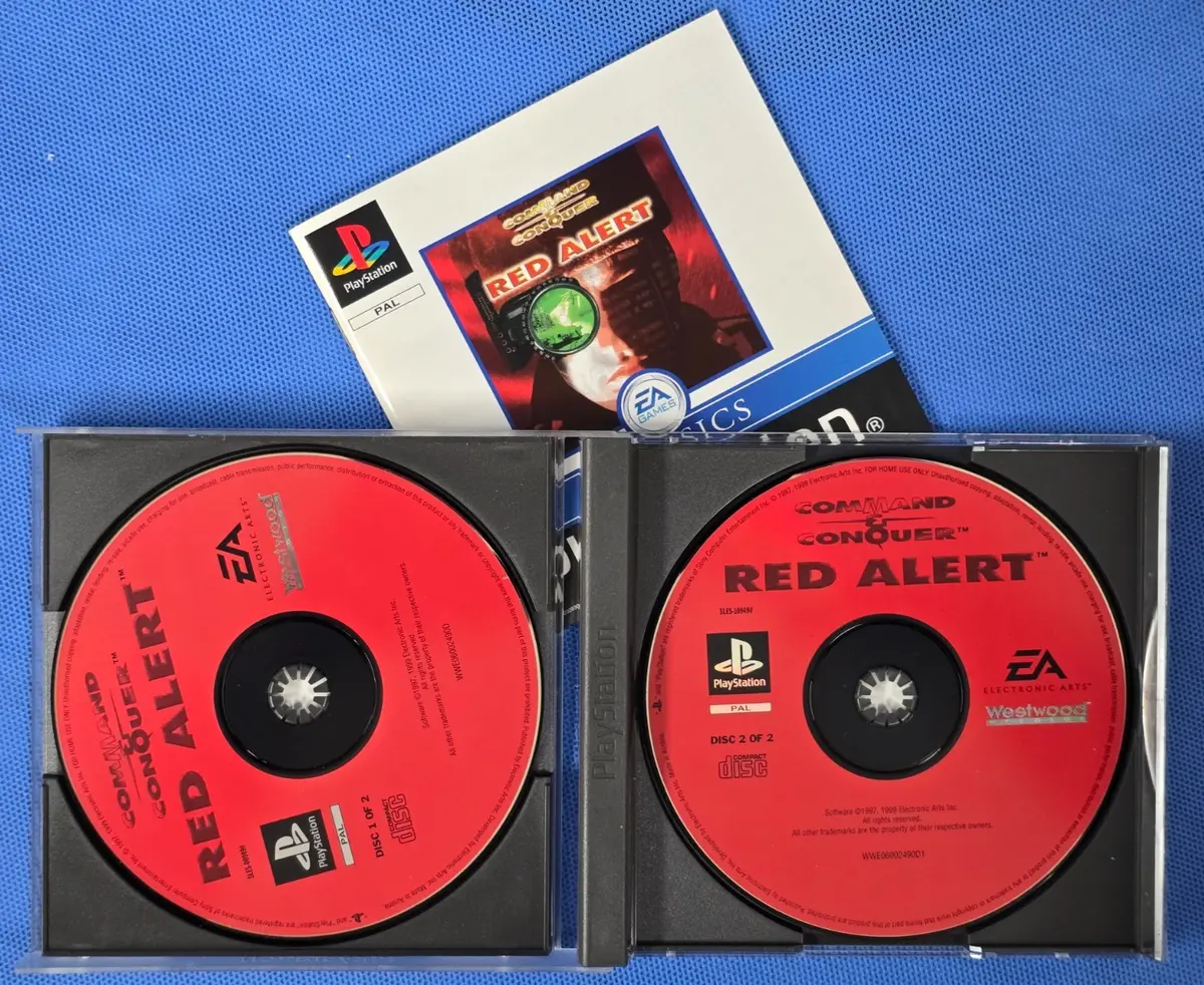 Command & Conquer Red Alert Pal Ps1 Ps2 Ps3 *Complete* Playstation (Preowned) 2