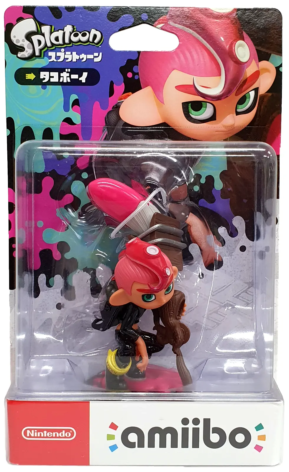 Splatoon Collection Octoling Boy Pink Nintendo Amiibo Boxed Japanese Stock 1