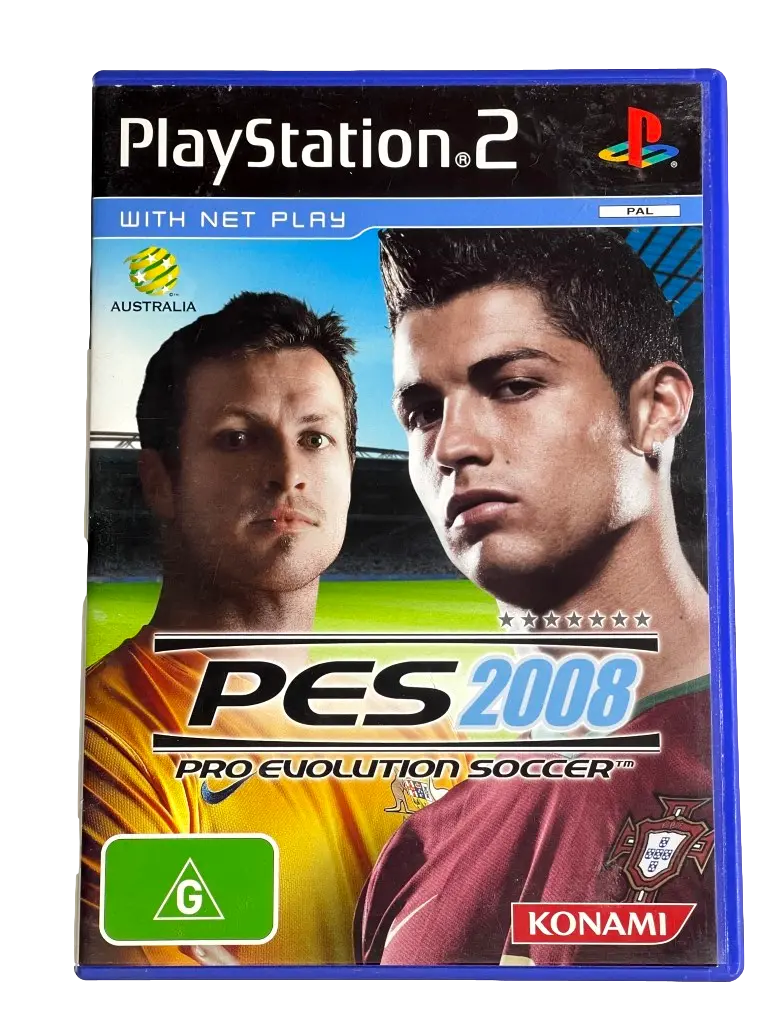 Pes 2008 Pro Evolution Soccer Ps2 Pal *No Manual* (Preowned) 1