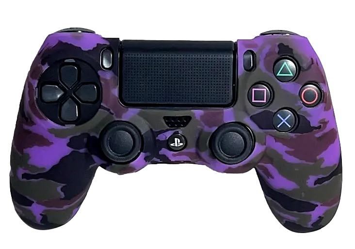 Silicone Cover For Ps4 Controller Case Skin  Purple Camo 1