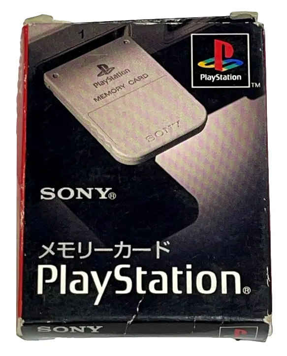 Boxed Genuine Sony Playstation 1 Memory Card 1Mb Grey Ps1 Official #9 (Preowned) 1