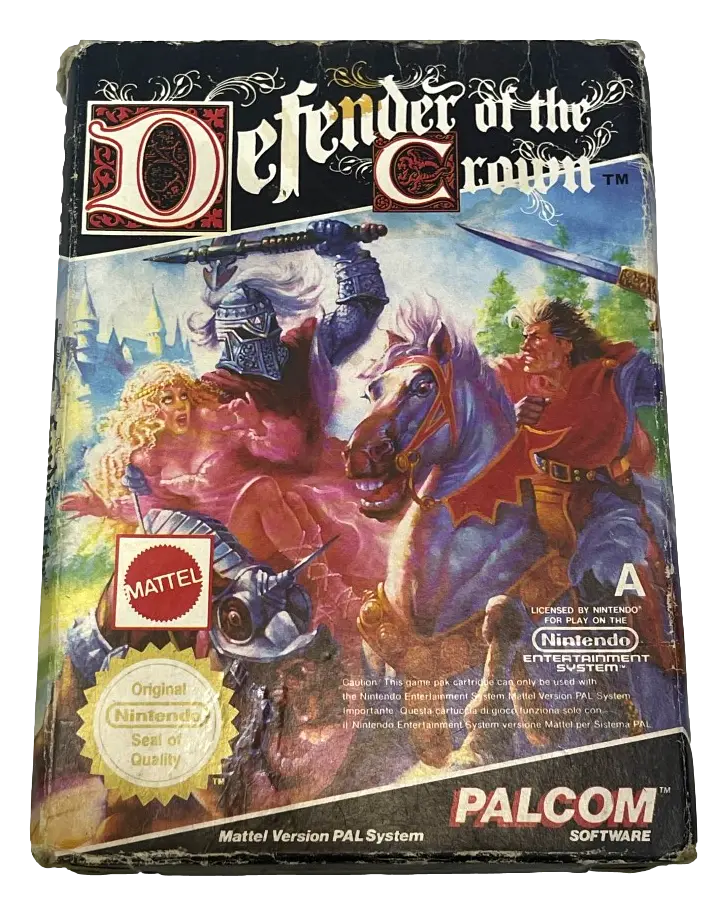 Defender Of The Crown Nintendo Nes Boxed Pal *Complete* (Preowned) 1