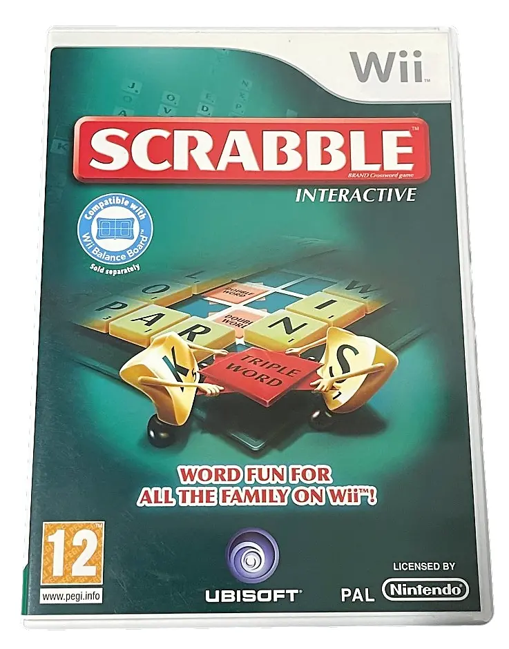 Scrabble Interactive Nintendo Wii Nintendo Wii Pal *Complete* (Preowned) 1