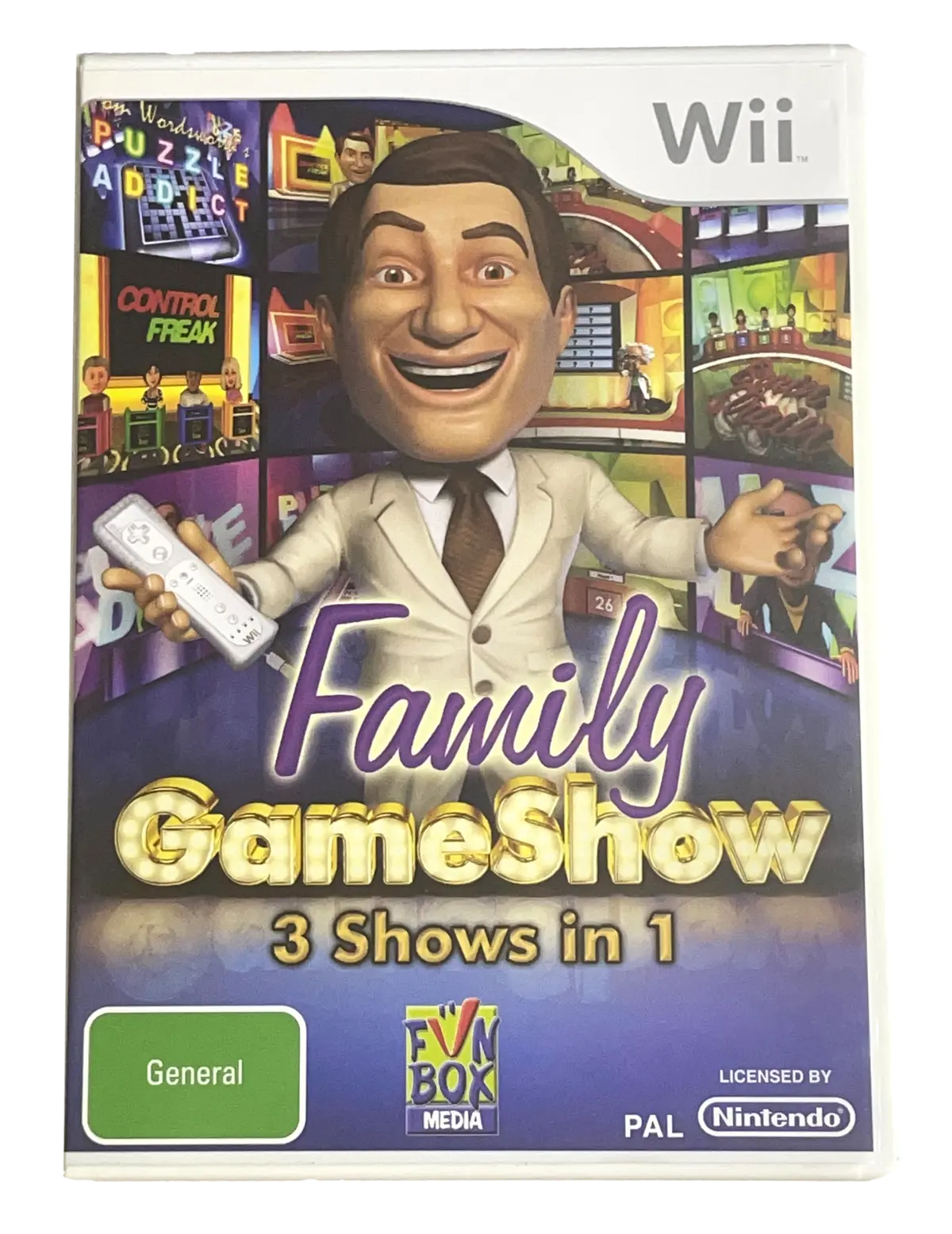 Family Gameshow 3 Shows In 1 Nintendo Wii Pal *Complete* (Pre-Owned) 1