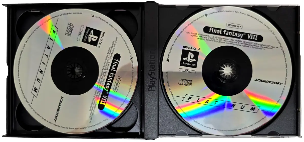 Final Fantasy Viii (Platinum) Ps1 Ps2 Ps3 Pal *No Manual* (Preowned) 2