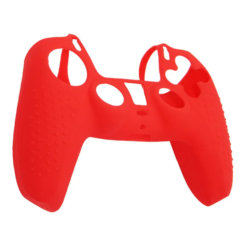 Silicone Cover For Ps5 Controller Case Skin  Red Studded 1