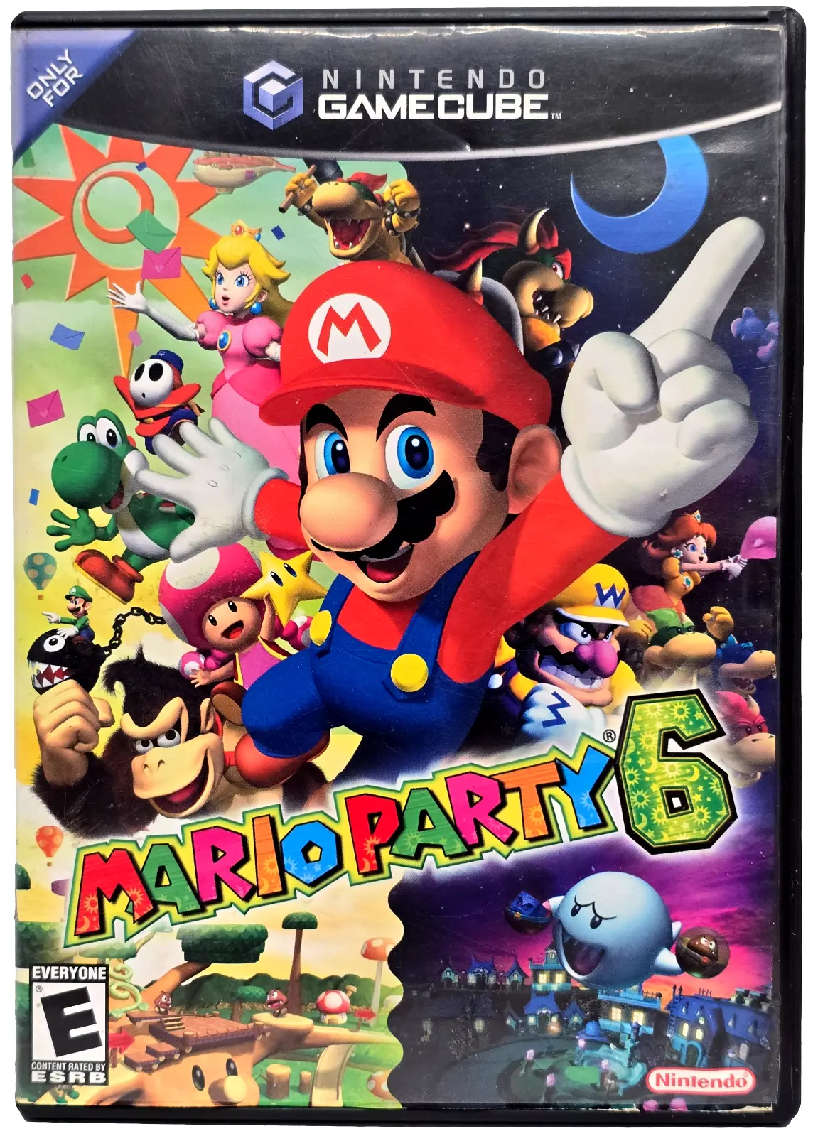 Mario Party 6 + Microphone Nintendo Gamecube Ntsc *Complete* 2