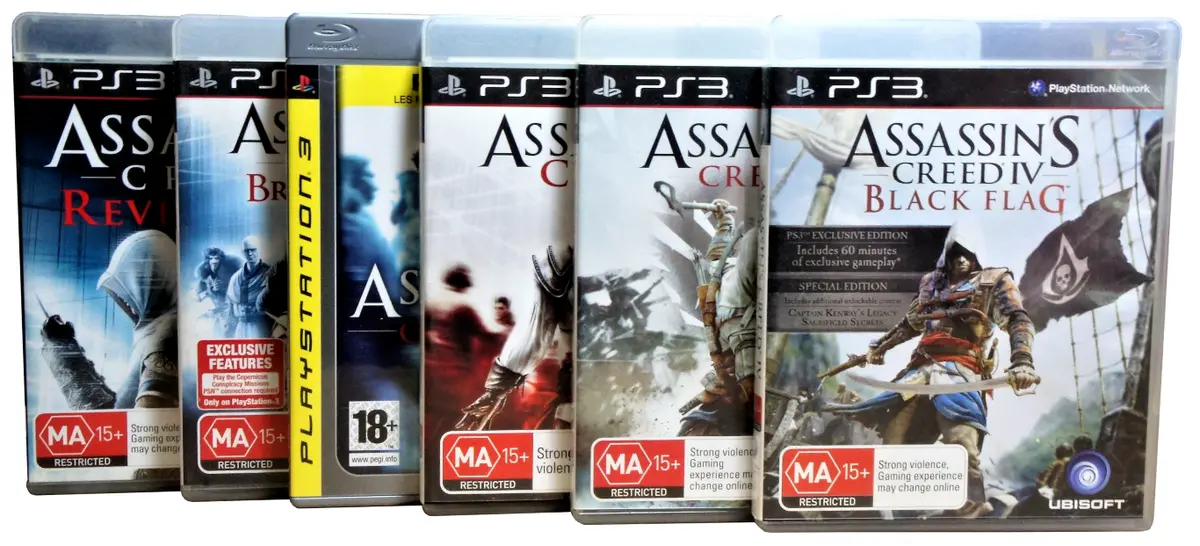 Ps3 Assassin's Creed Bundle Playstation 3 *6 Games* (Preowned) 1