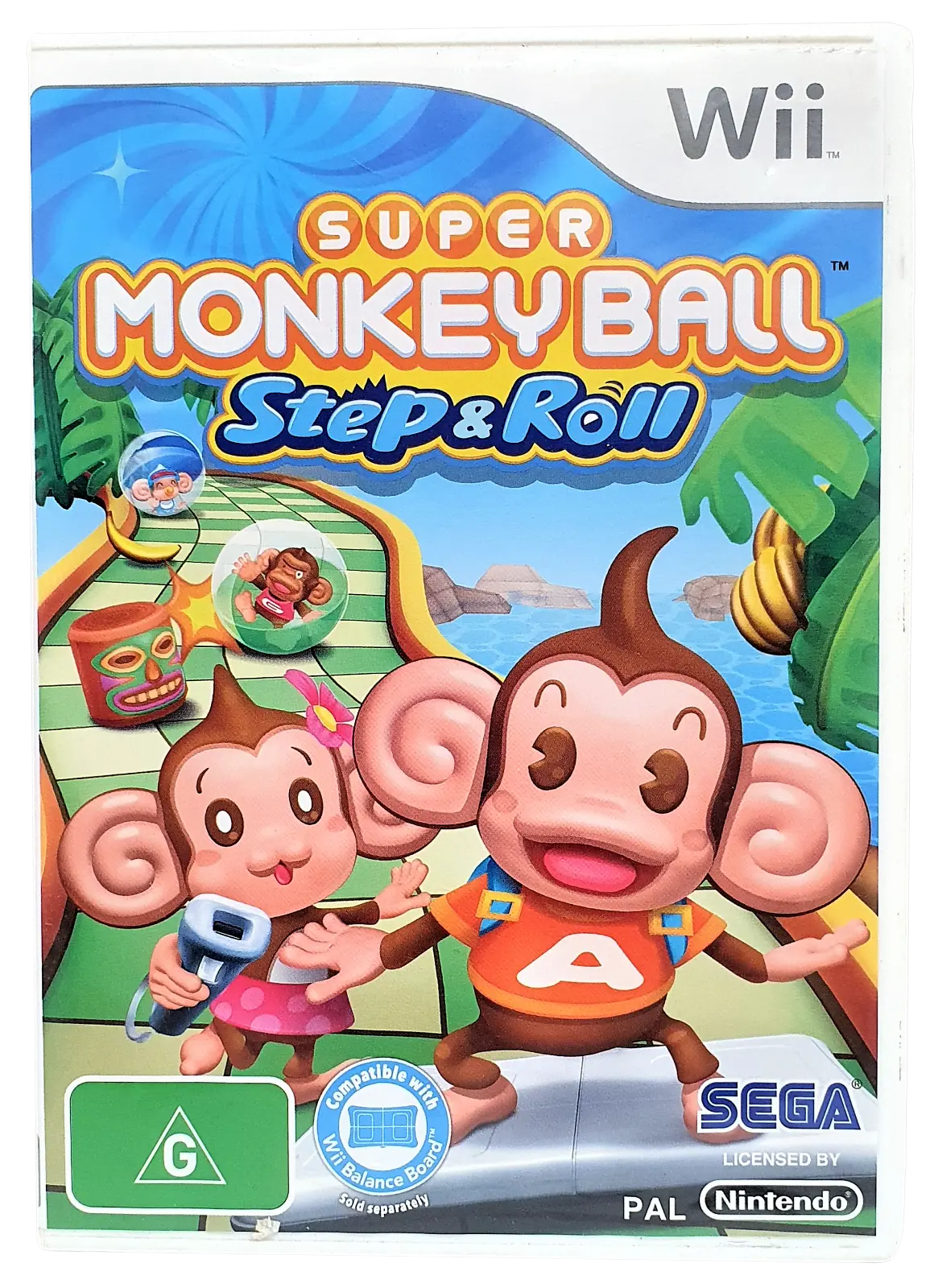 Super Monkey Ball Step & Roll  Nintendo Wii Pal *Complete* (Pre-Owned) 1