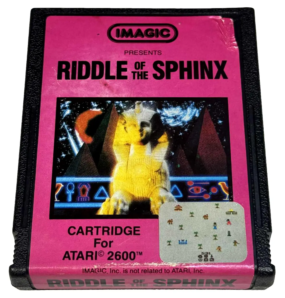 Riddle Of The Sphinx Atari 2600 *Cartridge Only* Imagic #2 (Preowned) 1