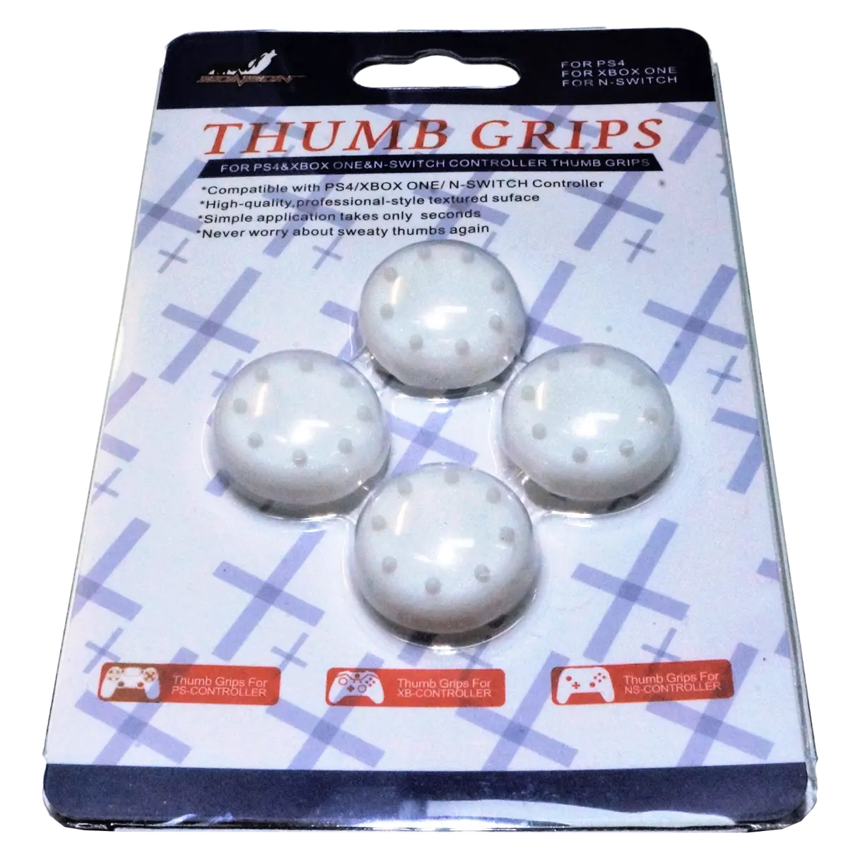 4 X Thumb Grips For Ps4 Ps5 Xbox One Xbox Series X Toggle Cover Caps  White 1