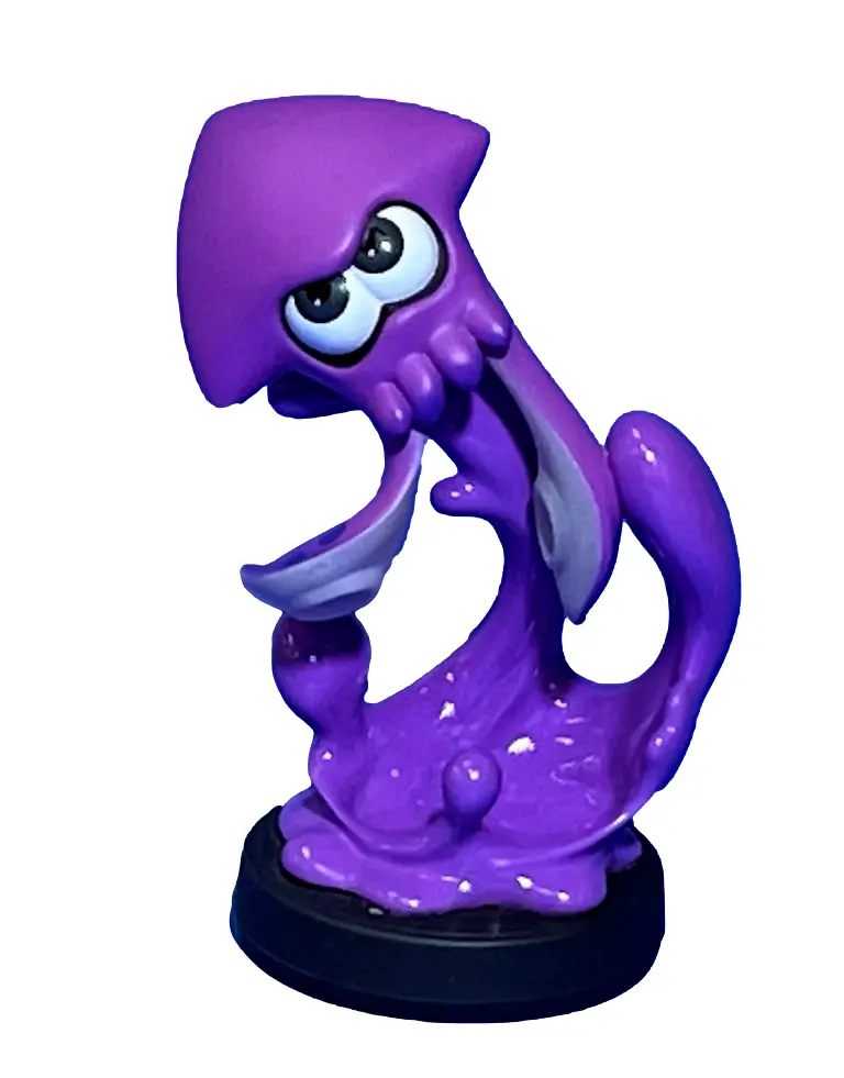 Splatoon Collection Purple Inkling Squid (2017) Nintendo Amiibo Loose (Preowned) 1