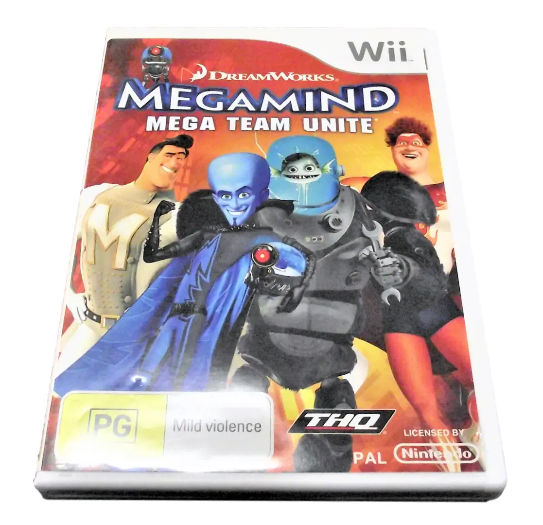 Megamind Mega Team Unite Nintendo Wii Pal *Complete* (Preowned) 1