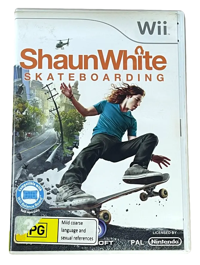 Shaun White Skateboarding Nintendo Wii Pal *Complete* (Pre-Owned) 1