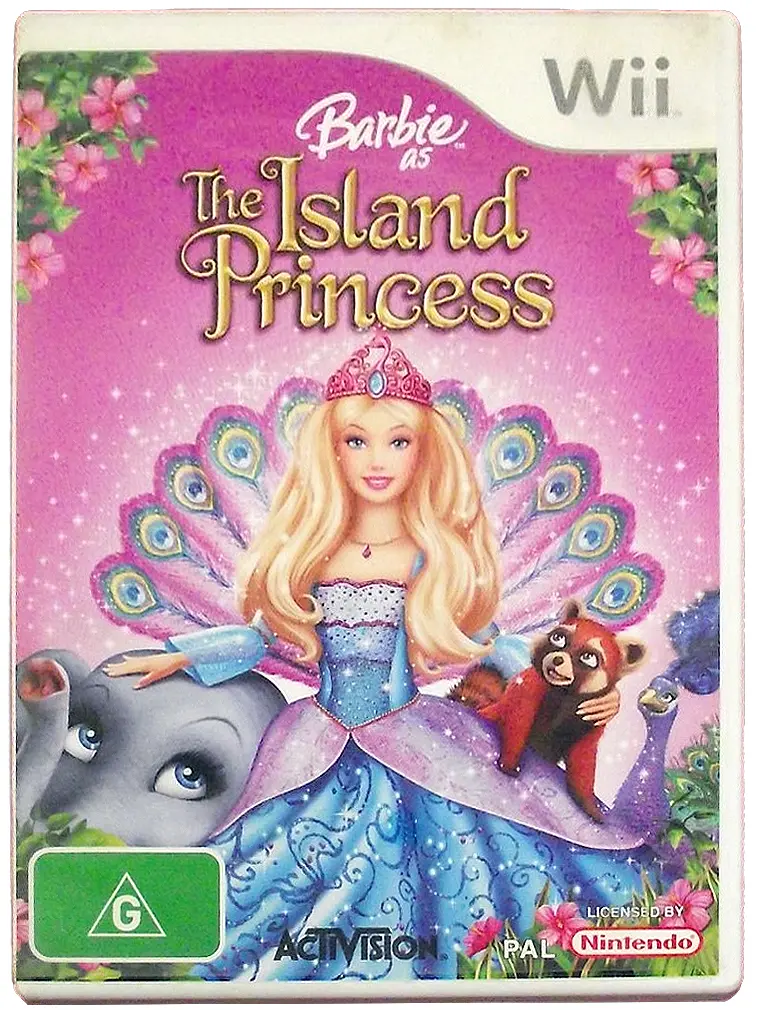 Barbie As The Island Princess Nintendo Wii Pal *No Manual* (Preowned) 1
