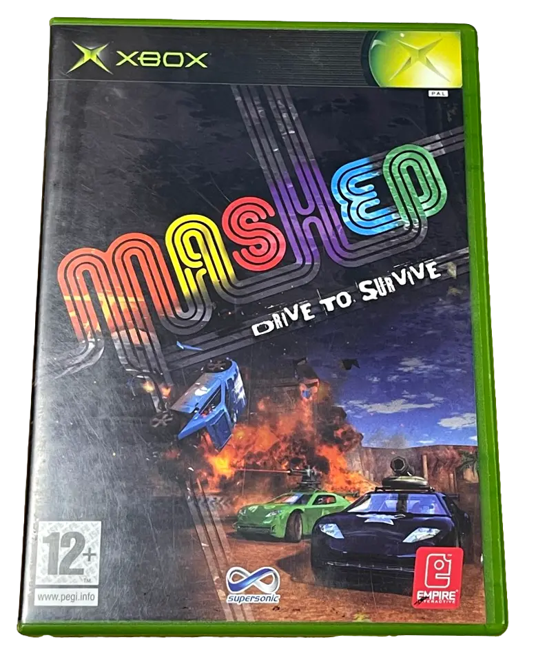 Mashed Drive To Survive Xbox Original Pal *Complete* (Pre-Owned) 1