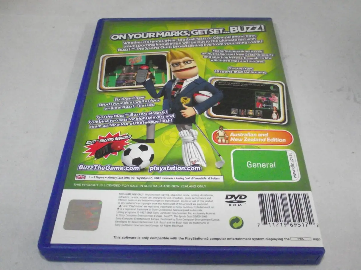 Buzz Ps2 Playstation 2 Ultimate Selection Pal Games Buzz Junior (Preowned) 3