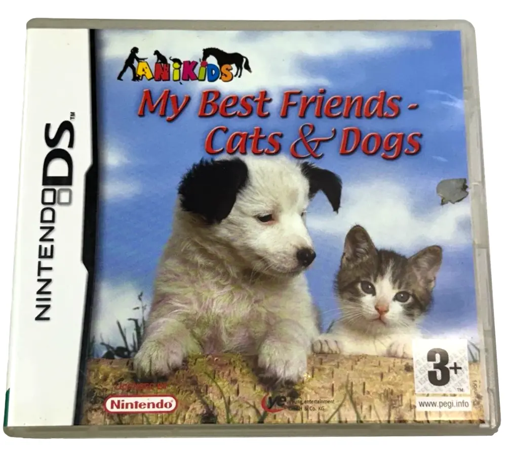 My Best Friends-Cats & Dogs Ds 2Ds 3Ds Game *No Manual* (Preowned) 1