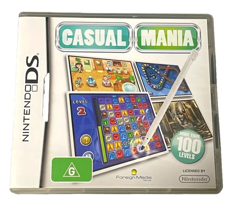 Casual Mania Nintendo Ds 2Ds 3Ds Game *Complete* (Pre-Owned) 1