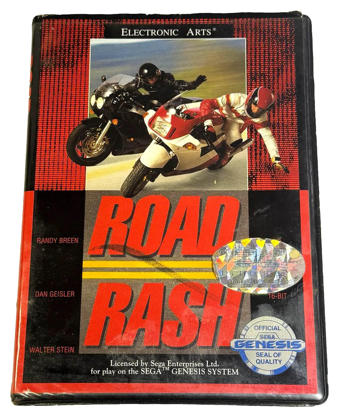 Road Rash Sega Mega Drive Pal *No Manual* #1 Clam Shell (Preowned) 1