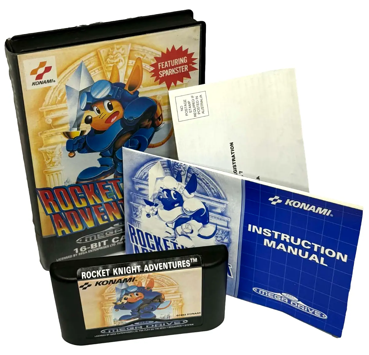 Rocket Knight Adventures Sega Mega Drive *Complete* #2 1
