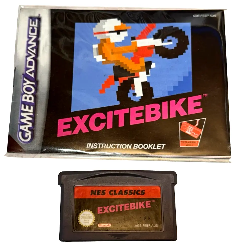 Excitebike Nintendo Gba *Manual Included* (Preowned) 1