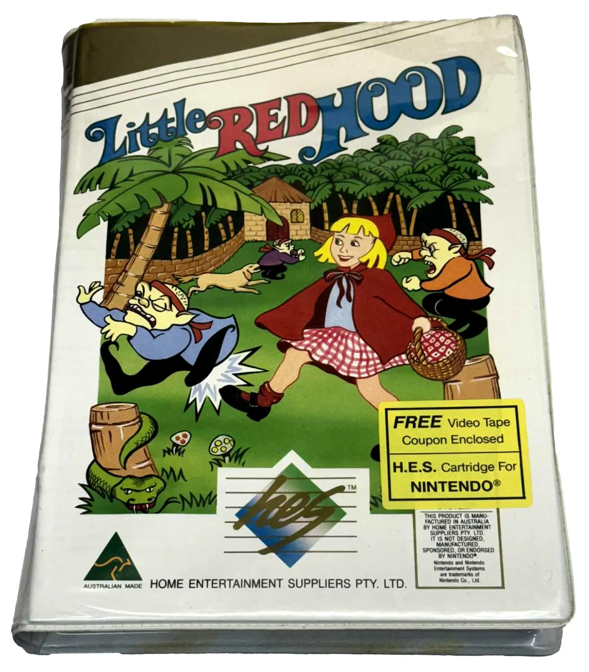 Little Red Hood Nintendo Hes Nes Boxed Pal *Complete* Flat Version #3 (Preowned) 1