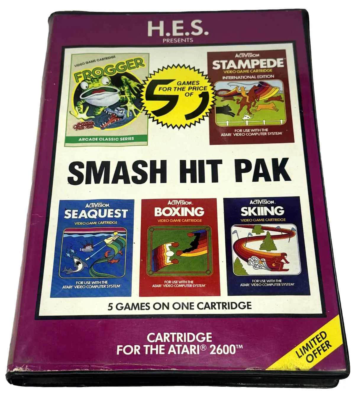 Smash Hit Pak Atari 2600 *Complete* Hes #2 (Preowned) 2