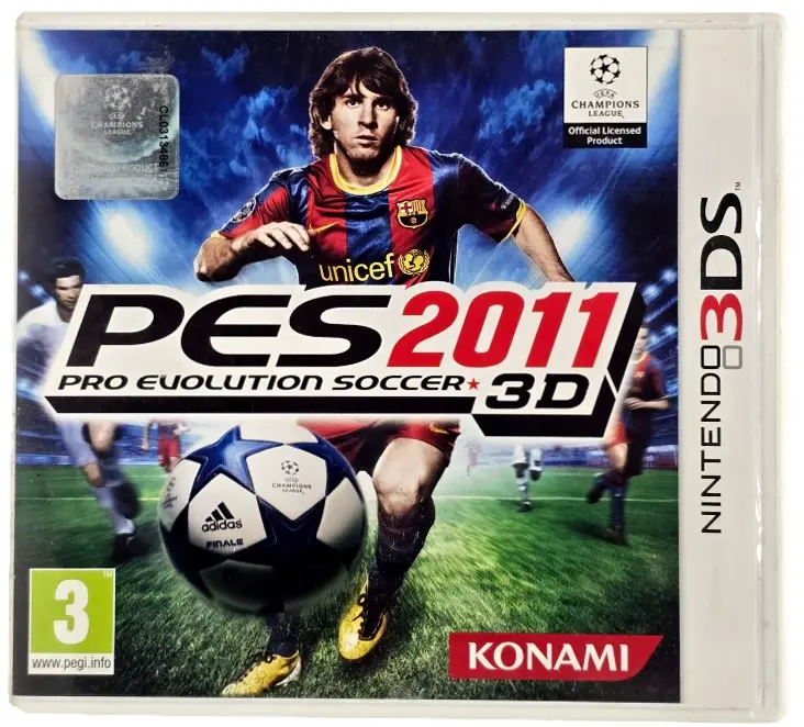 Pes 2011 3D Pro Evolution Soccer Nintendo 3Ds 2Ds Game 1