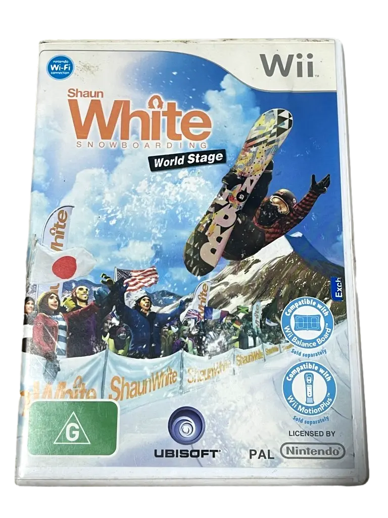 Shaun White Snowboarding World Stage Nintendo Wii Pal *Complete* (Preowned) 2