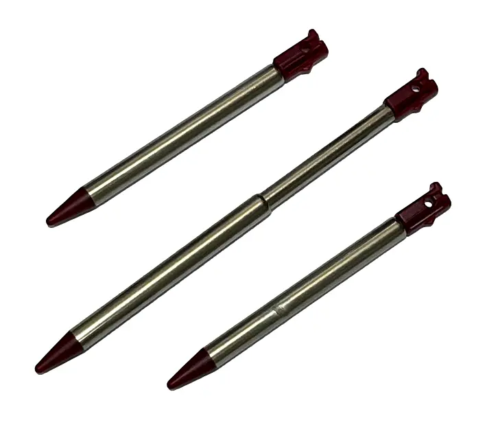 3 X Burgundy Retractable Nintendo Original 3Ds Touch Screen Stylus Nintendo 1