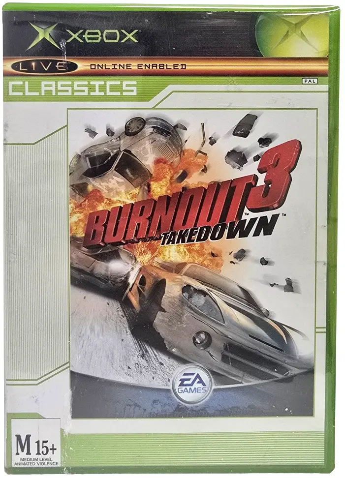Burnout 3 Takedown Xbox Original Classics Pal *Complete* (Preowned) 1