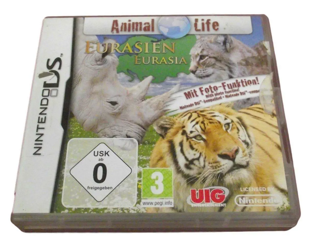 Animal Life Eurasia Ds 2Ds 3Ds Game *No Manual* (Preowned) 1