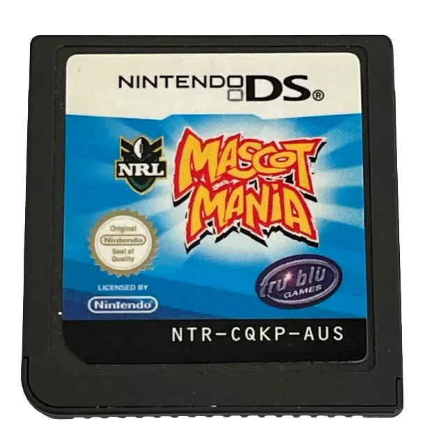 Nrl Mascot Mania Nintendo Ds 2Ds 3Ds Game *Cartridge Only* (Preowned) 1