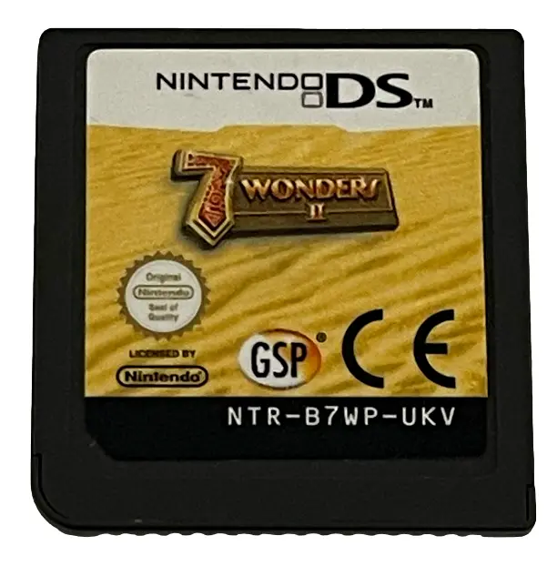 7 Wonders Ii Nintendo Ds 2Ds 3Ds Game *Cartridge Only* (Preowned) 1