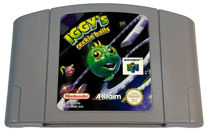 Iggy's Reckin Balls Nintendo 64 N64 Pal (Preowned) 1