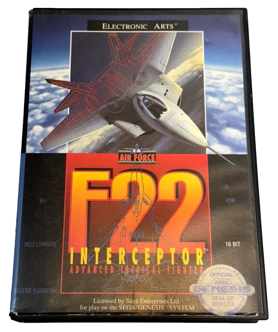 Air Force F22 Interceptor Sega Mega Drive *No Manual* #2 (Preowned) 1