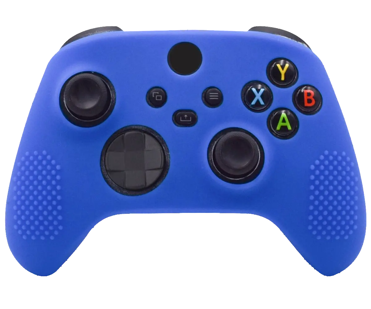 Silicone Cover For Xbox Series X/S Controller Case Skin - Blue Studded 1